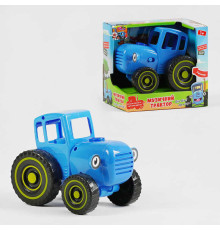 Музичний трактор TK 11203 (60/2) "TK Group", ОЗВУЧУВАННЯ УКРАЇНСЬКОЮ МОВОЮ, звук, підсвічування, дитяча пісня, каталка, в коробці