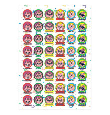 гр Оцінююча наклейка "Котики" 978965532349 (50) "Jumbi"