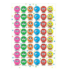 гр Оцінююча наклейка "Смайлики" 978965532347 (50) "Jumbi"