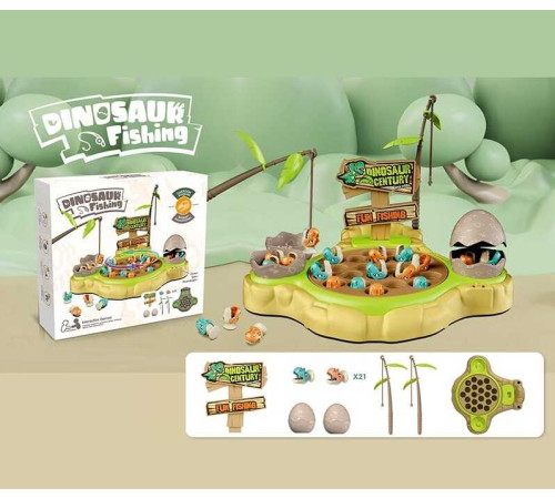 Риболовля BQ 819 D (36/2) динозаври на магнітах, 2 вудки, наліпки, мелодія, в коробці – в наличии! Купите сейчас у KAZKOVA