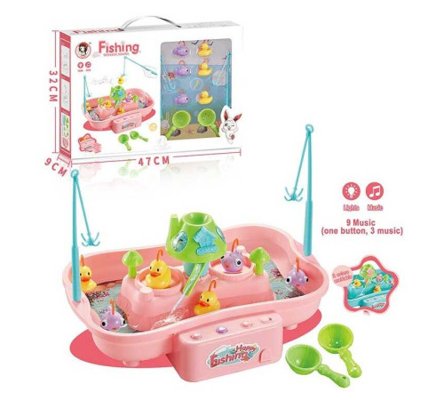 Риболовля QY 999 A (24) водна, рибки, качки, млинок, черпаки, звук, підсвічування, на батарейках, в коробці – в наличии! Купите сейчас у KAZKOVA