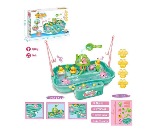 Риболовля QY 999 (48) ЗЕЛЕНА, підсвічування, мелодії, в коробці – в наличии! Купите сейчас у KAZKOVA