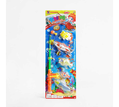 Риболовля 555-50 (96/2) магнітна, телескопічна вудка, 5 рибок, на листі – в наличии! Купите сейчас у KAZKOVA