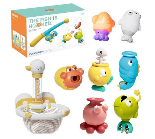 Риболовля YB 17716 (40) рибки, сачок, присоски, в коробці