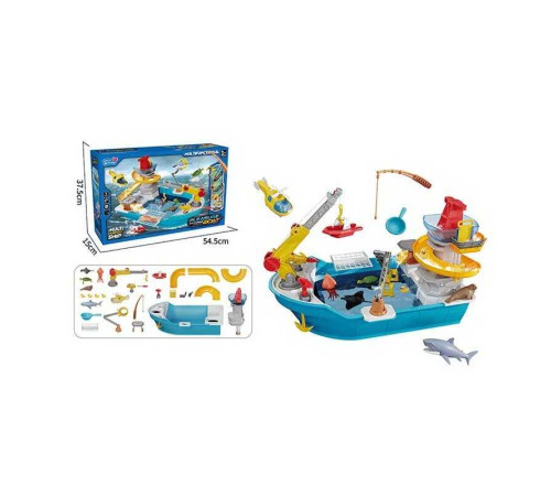 Риболовля YY 6034 (8) довжина 54 см, водні тварини на магнітах, риболовні снасті, гвинтокрил, підйомний кран, човен, в коробці – в наличии! Купите сейчас у KAZKOVA