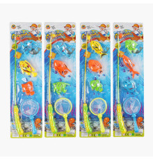 Риболовля 880-10 / 11/12/13 (144/2) магнітна, 4 види, 3 рибки, на листі, ВИДАЄТЬСЯ ТІЛЬКИ МІКС ВИДІВ