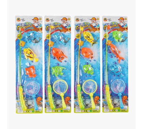 Риболовля 880-10 / 11/12/13 (144/2) магнітна, 4 види, 3 рибки, на листі, ВИДАЄТЬСЯ ТІЛЬКИ МІКС ВИДІВ – в наличии! Купите сейчас у KAZKOVA