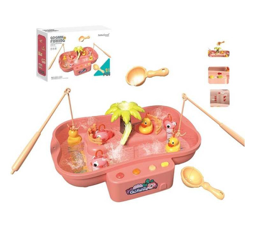 Риболовля 889-260 (36) із гачками, циркулює водичку, 6 мелодій, 3 рибки, 3 каченяти, 2 вудочки, наліпки, 2 черпачки, в коробці – в наличии! Купите сейчас у KAZKOVA