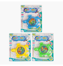 Заводна риболовля 812-2 (240/2) "Черепашка", 3 види, 8 риб, вудка, на листі, ВИДАЄТЬСЯ ТІЛЬКИ МІКС ВИДІВ