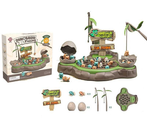 Риболовля BQ 819 B (36) звук, платформа обертається по колу, 2 вудки, 21 динозаврик, в коробці – в наличии! Купите сейчас у KAZKOVA