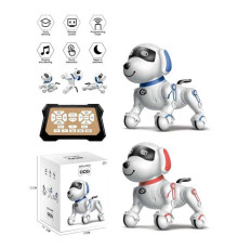 Песик на радіокеруванні Y 878 (24) 2 кольори, сенсорна ділянка, танцює, виконує команди, пульт керування, озвучення англійською мовою, розказує казки, співає пісеньки, в коробці