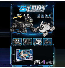 Песик на радіокеруванні 588 A 2 A (24) 2 кольори, акум. 3,7 V, пульт 2,4 Ghz, музика, підсвічування, звуки, трансформація коліс, роликові колеса, у коробці в коробці