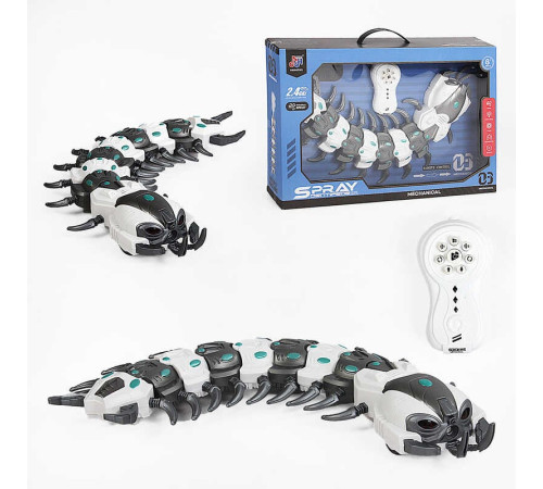 Багатоніжка на радіокеруванні 128 A-41 (16) парогенератор, підсвічування, мелодії, пульт управління 2.4 GHz, пляшечка, інструкція, в коробці