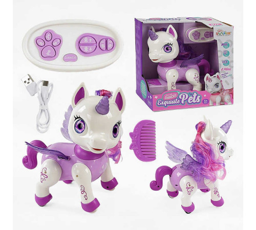 Поні на радіокеруванні SM 05 Z (36) звук, підсвічування, ходить, танцює, приймає різні положення, пульт 2.4Ghz, USB-кабель, в коробці