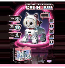 Кошеня на радіокеруванні 788 A-5 (18) акум. 3,7 V, пульт 2,4 Ghz, музика, підсвічування, звуки, USB-кабель, сенсорний датчик, історії англійською мовою, танцює, виконує команди, регулювання гучності, ходить, у коробці