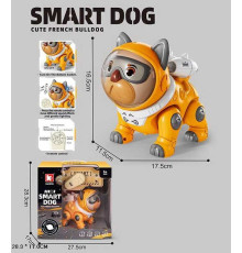 Песик на радіокеруванні G 253 A Штрих=80056 (27) ходить, озвучення англ мовою, мелодії, цікаві факти, підсвічування, в коробці