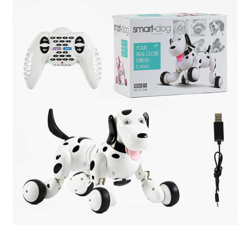 Собачка на радіокеруванні 777-338 (6) 18 функцій, світло, звук, в коробці – в наличии! Купите сейчас у KAZKOVA