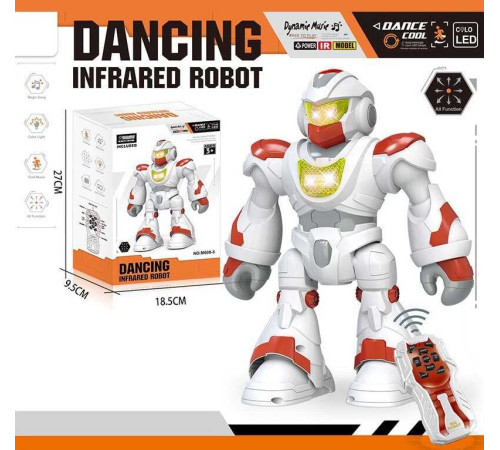 Робот на радіокеруванні M 608-3 (36) звуки, мелодії, пісні англ. мовою, підсвічування, режим програмування дій, в коробці – в наличии! Купите сейчас у KAZKOVA