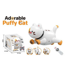 Кошеня на радіокеруванні K 48 Штрихкод=80787 (12) акумулятор 3.7 V, USB кабель, підсвічування, звук, музика, виконує команди, сенсорні датчики, програмування, в коробці