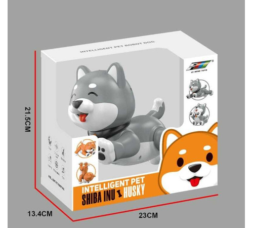 Собачка на радіокеруванні K 47 Штрихкод=80756 (12) акумулятор 3.7 V, USB кабель, підсвічування, звук, музика, виконує команди, сенсорні датчики, програмування, в коробці