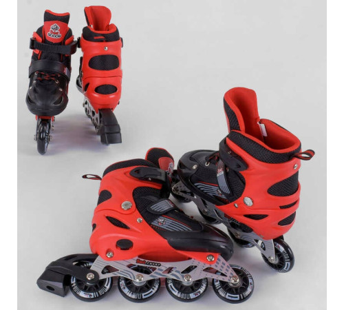 Ролики 40082-S Best Roller / розмір 30-33 / колір - ЧЕРВОНИЙ (6) колеса PVC, ПЕРЕДНЄ КОЛЕСО СВІТЛО, устілка – 17-19.5 см, d коліс - 6.5 см, в сумці – в наличии! Купите сейчас у KAZKOVA Ролики 40082-S Best Roller / розмір 30-33 / колір - ЧЕРВОНИЙ (6) колеса PVC, ПЕРЕДНЄ КОЛЕСО СВІТЛО, устілка – 17-19.5 см, d коліс - 6.5 см, в сумці – в наличии! Купите сейчас у KAZKOVA