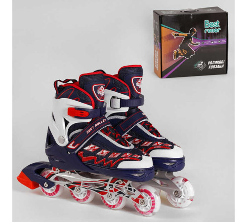 Ролики 56019-S Best Roller /розмір 30-33/ (6) СИНІЙ, колеса PU, ПЕРЕДНЄ КОЛЕСО ЗІ СВІТЛОМ, устілка - 17-19 см, d коліс – 6.5 см, в коробц – в наличии! Купите сейчас у KAZKOVA Ролики 56019-S Best Roller /розмір 30-33/ (6) СИНІЙ, колеса PU, ПЕРЕДНЄ КОЛЕСО ЗІ СВІТЛОМ, устілка - 17-19 см, d коліс – 6.5 см, в коробц – в наличии! Купите сейчас у KAZKOVA
