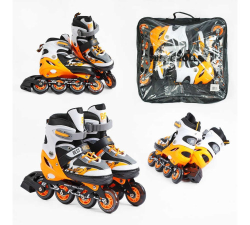 Ролики 64933-L Best Roller /розмір 38-42/ колір – ПОМАРАНЧЕВИЙ (6) колеса PU, ПЕРЕДНЄ КОЛЕСО СВІТЛО, устілка 24.5-26.5 см, d колес – 7 см, в сумці – в наличии! Купите сейчас у KAZKOVA Ролики 64933-L Best Roller /розмір 38-42/ колір – ПОМАРАНЧЕВИЙ (6) колеса PU, ПЕРЕДНЄ КОЛЕСО СВІТЛО, устілка 24.5-26.5 см, d колес – 7 см, в сумці – в наличии! Купите сейчас у KAZKOVA