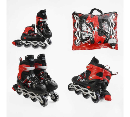 Ролики 49083-L /розмір 39-43/ колір – ЧЕРВОНИЙ (6) колеса PVC, устілка 24-27 см, ПЕРЕДНЄ КОЛЕСО СВІТЛО, d – 6.5 см, в сумці – в наличии! Купите сейчас у KAZKOVA Ролики 49083-L /розмір 39-43/ колір – ЧЕРВОНИЙ (6) колеса PVC, устілка 24-27 см, ПЕРЕДНЄ КОЛЕСО СВІТЛО, d – 6.5 см, в сумці – в наличии! Купите сейчас у KAZKOVA