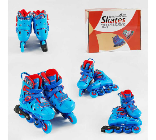 Ролики 17107-М розмір 34-37 (6) колір БЛАКИТНИЙ колеса PU, ПЕРЕДНЄ КОЛЕСО СВІТЛО, устілка 21-23 см, d колес – 6.5 см, в коробці – в наличии! Купите сейчас у KAZKOVA Ролики 17107-М розмір 34-37 (6) колір БЛАКИТНИЙ колеса PU, ПЕРЕДНЄ КОЛЕСО СВІТЛО, устілка 21-23 см, d колес – 6.5 см, в коробці – в наличии! Купите сейчас у KAZKOVA