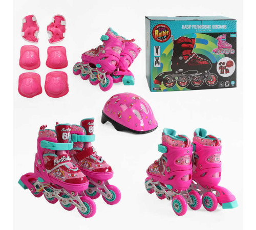 Ролики 10588-S розмір 28-31 (6) колеса PVC, устілка 17 - 19 см, ПЕРЕДНЄ КОЛЕСО СВІТЛО, d – 6.5 см, шолом - 21х17 см, захист, в коробці – в наличии! Купите сейчас у KAZKOVA Ролики 10588-S розмір 28-31 (6) колеса PVC, устілка 17 - 19 см, ПЕРЕДНЄ КОЛЕСО СВІТЛО, d – 6.5 см, шолом - 21х17 см, захист, в коробці – в наличии! Купите сейчас у KAZKOVA