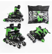 Ролики 39452-М /розмір 34-38/ колір – ЗЕЛЕНИЙ