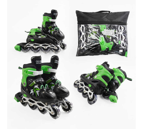 Ролики 39452-М /розмір 34-38/ колір – ЗЕЛЕНИЙ – в наличии! Купите сейчас у KAZKOVA