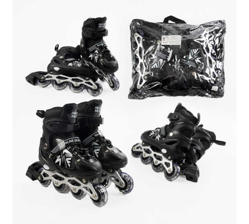 Ролики 30627-М /розмір 34-38/ колір – ЧОРНИЙ – в наличии! Купите сейчас у KAZKOVA