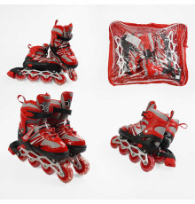 Ролики 89208-М /розмір 34-38/ колір – ЧЕРВОНИЙ