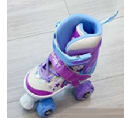 Ролики 80117-05 S розмір S 31-34 (6) колір Фіолетовий, колеса PU, КОЛЕСА ЗІ СВІТЛОМ, d коліс – 4,5 см, в сумці – в наличии! Купите сейчас у KAZKOVA