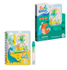 гр Малюй водою "Динозаври" 300310 (150) "DoDo", 8 сторінок, маркер, в коробці