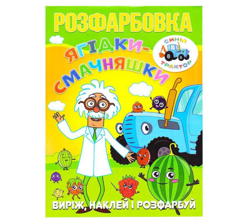 гр Розмальовка "Ягідки-смачняшки" +12 наліпок (50) 6902020121687