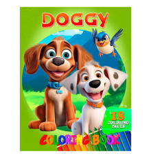 гр Розмальовка 18 кольорових малюнків "Doggy" 9789655322910 (50) "Jumbi"