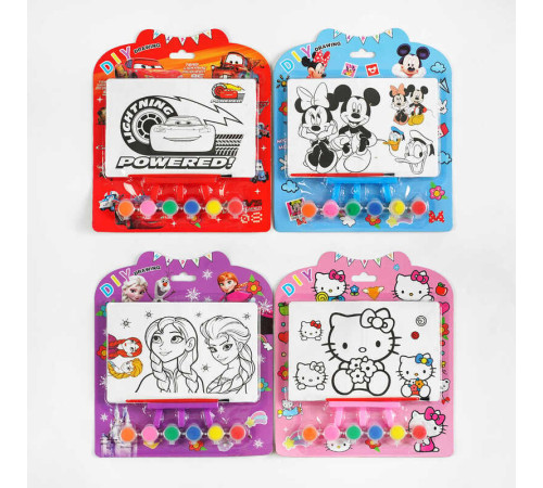 Набір для малювання C 60710 (252) 4 види, на листі, ВИДАЄТЬСЯ ТІЛЬКИ МІКС ВИДІВ