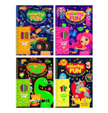 гр Розмальовка з олівцями "COLORING FUN" НТ-39 (8) "Апельсин", 6 олівців