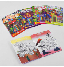 гр Набір творчості "Люксова розмальовка з кольоровими олівцями" НТ-03 ВИДАЄТЬСЯ МІКС ВИДІВ (16) "Апельсин"