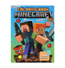 гр Розмальовка із завданнями 114 наклейок А4 "MineCraft" (укр) (50) 6922203546687 "Jumbi"