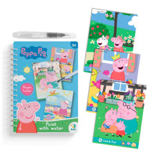 гр Водні розмальовки "Pig" 200645 (30) "DoDo", водний маркер, 8 сторінок, гра на пошук предмета, в пакеті