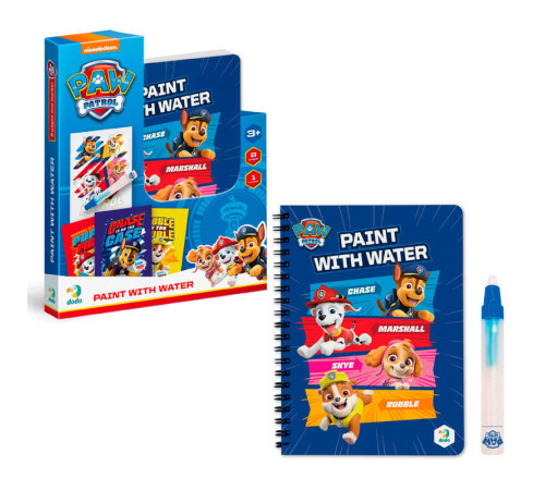 гр Водна розмальовка "Paw Patrol" 200444 (30) "DoDo" 8 сторінок, маркер, в коробці