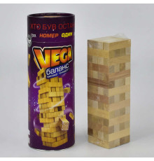гр Розвиваюча настільна гра "Пізанська Вежа" VEGA DTVG-01U (УКР) (6) "Danko Toys"