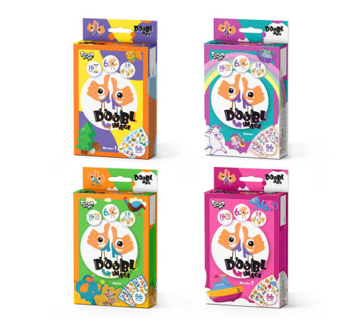 гр Настільна гра "DOOBL IMAGE" DBI-02-01U,02U,03U,04U УКР. (32) 4 види, "Danko Toys" ВИДАЄТЬСЯ МІКС ВИДІВ