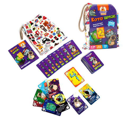 гр Гра настільна "Котошмяк" (укр) VT8077-09 (12) "Vladi Toys", у мішку – в наличии! Купите сейчас у KAZKOVA