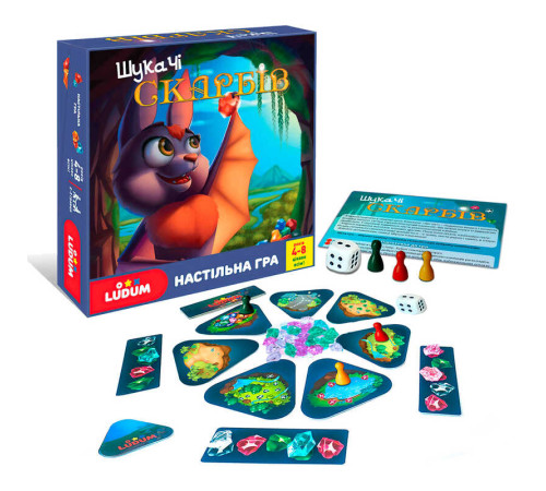 гр Гра настільна "Шукачі скарбів" LD1049-55 (24) "Ludum", в коробці – в наличии! Купите сейчас у KAZKOVA