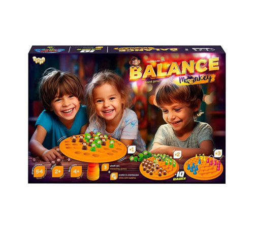 гр Розвиваюча настільна гра "Balance Monkeys" BalM-02 велика (5) "Danko Toys" гр Розвиваюча настільна гра "Balance Monkeys" BalM-02 велика (5) "Danko Toys"