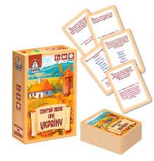 гр Гра настільна розважальна "Спитай мене про Україну" VT5903-11 (21) "Vladi Toys", 63 картки, в коробці